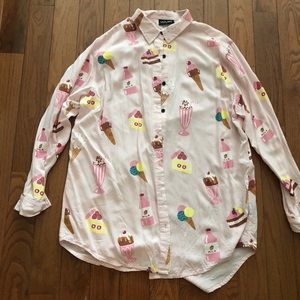 Lazy Oaf Ice Cream Button Up